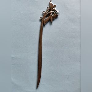 Vintage Hair Clip Retro Metallic Hairpin